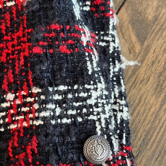 Zara Plaid Double-Breasted Blazer S - Picture 11 of 11